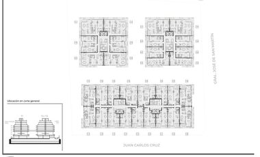 Departamento Triplex 3 Ambientes en Vicente López Río Amplia vista