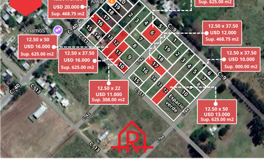 Terrenos en venta (Calles 40, 42, 44 entre 11 y 9)
