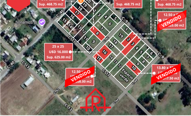 Terrenos en venta (Calles 40, 42, 44 entre 11 y 9)
