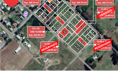 Terrenos en venta (Calles 40, 42, 44 entre 11 y 9)