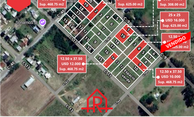 Terrenos en venta (Calles 40, 42, 44 entre 11 y 9)