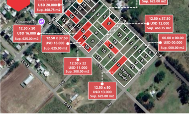 Terrenos en venta (Calles 40, 42, 44 entre 11 y 9)