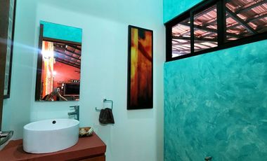 Residencia autosustentable con páneles solares y baterías