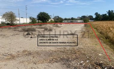 SE VENDE TERRENO EN HUACHO DE 3002 M2