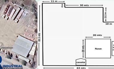 TERRENO INDUSTRIAL EN RENTA EN PESQUERIA