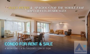 Pet friendly,Big Balcony Fully Fitted & Truly Pet-Friendly! Spacious for the whole fam! @Belgravia Residences (AA16289)