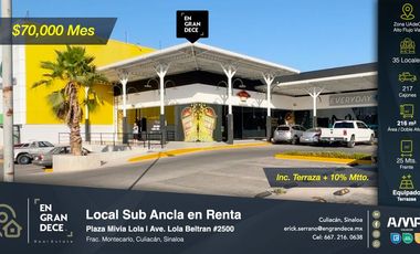 Locales en Renta, Plaza Mivia Lola, Sector Montecarlo, Amplio Estacionamiento, Anclado con Elektra, Taipak, Gym 24/7