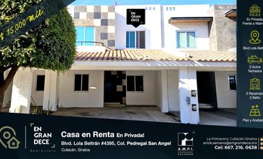 Casa en Renta en Privada Pedregal San Angel