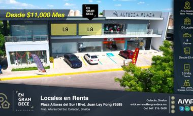 Local Comercial en Renta | Plaza Altezza | Sector Sur | Mercado de Abastos | Alturas del Sur