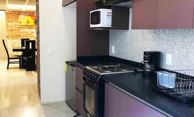 Loft amueblado en renta centro de Puebla, Pue.