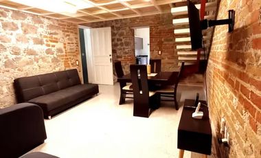 Loft amueblado en renta centro de Puebla, Pue.