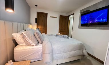 Amoblado Espectacular Apartaestudio Laureles - Medellín.