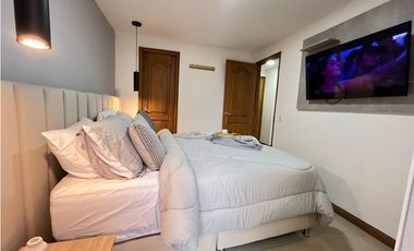 Amoblado Espectacular Apartaestudio Laureles - Medellín.
