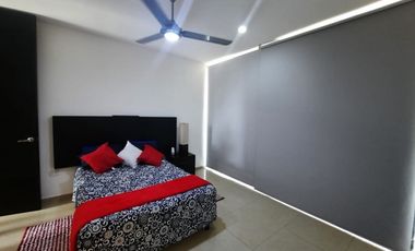 VENTA DE TOWN HOUSE AMUEBLADO EN MONTES DE AME , MÉRIDA