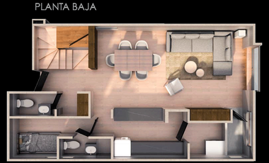 Town Houses en RENTA en Zona Esmeralda