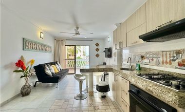 Apartamento con permiso turístico a una cuadra de la playa en bello ho
