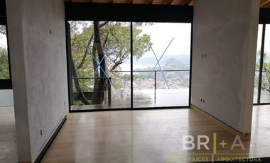¡Estrene casa de diseño vanguardista con terraza y vista al lago!