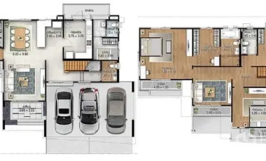 For sale 4 Bedroom Detached House in Setthasiri Wongwaen-Lamlukka in Bueng Kham Phroi, Lam Luk Ka, Pathum Thani