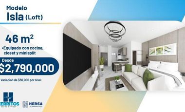Se vende departamento|Mazatlán, Sinaloa| 1 rec | baño