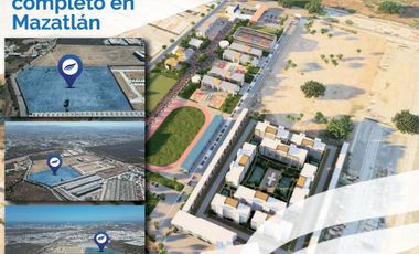 Se vende departamento| Mazatlán, Sinaloa | 2 rec | 1 baño