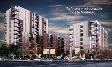 VIVE EN LA ZONA DE PLAZA FIESTA ANAHUAC, PREVENTA DE DEPAS NUEVOS