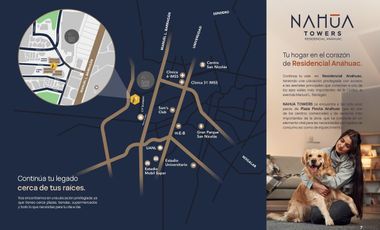 VIVE EN LA ZONA DE PLAZA FIESTA ANAHUAC, PREVENTA DE DEPAS NUEVOS