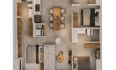 Departamento en venta en Bosques del Poniente en Santa Catarina
