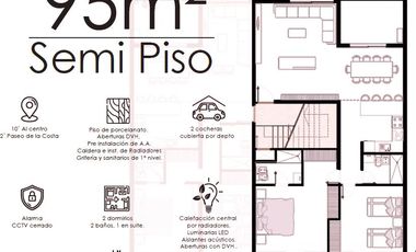 VENTA DEPARTAMENTO A ESTRENAR 2 DORM. - Z/ PASEOS COSTEROS RIO SENGUER 858-CALIDAD PREMIUM!!