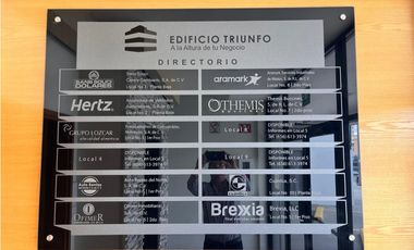 Oficina corporativa  50m2 en renta Edificio Triunfo