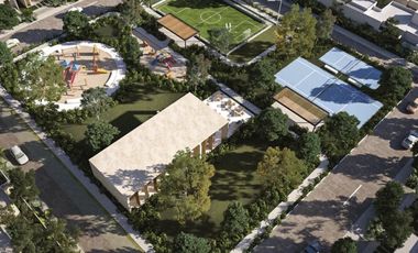Casa de una planta con piscina incluida en privada residencial y 3 habitaciones