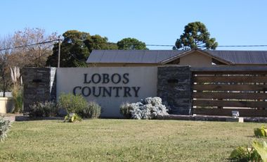 Venta terreno en Lobos Country Club con vista a espacio verde!