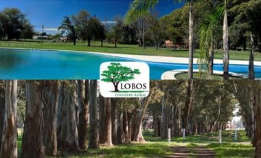 Venta terreno de 1169m2 en Lobos Country Club, con vista a espacio verde arbolado!