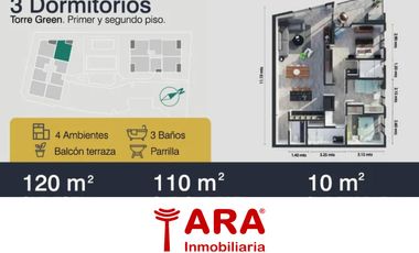 Departamento en Los Canales