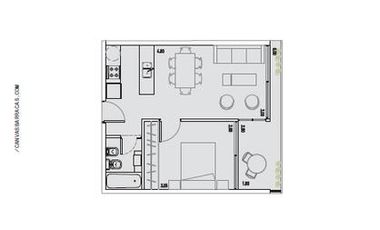 Departamento - Barracas