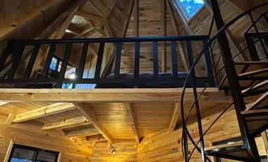 Bonito conjunto de 4 cabañas y una cabaña chalet de 2 plantas en venta en Mazamitla, Jalisco