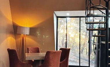 Bonito conjunto de 4 cabañas y una cabaña chalet de 2 plantas en venta en Mazamitla, Jalisco