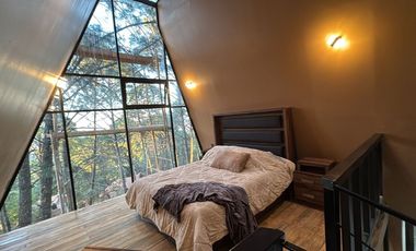 Bonito conjunto de 4 cabañas y una cabaña chalet de 2 plantas en venta en Mazamitla, Jalisco