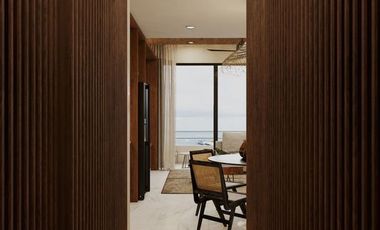 Departamento en venta en Puerto Morelos vista al mar