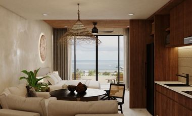 Departamento en venta en Puerto Morelos vista al mar