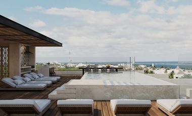 Departamento en venta en Puerto Morelos vista al mar