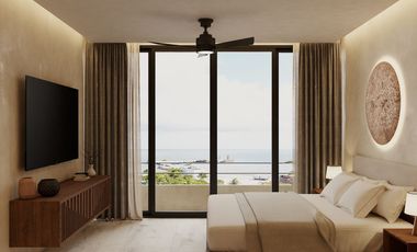 Departamento en venta en Puerto Morelos vista al mar