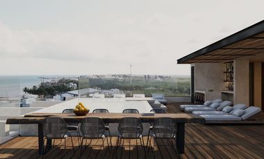 Departamento en venta en Puerto Morelos vista al mar