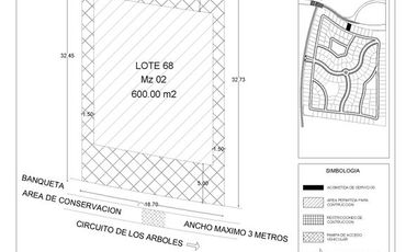 Venta terreno en Xpu Ha 600m2 entrega inmediata escrituras