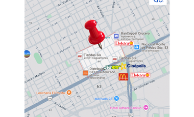 Venta Terreno Centro de Cancun, SM 66, $1.070 MDP, 300M2