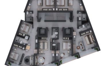 Preventa de departamento en Liverpool 108, colonia Juárez. Tipo 2