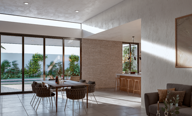 CASA VENTA MERIDA UNA PLANTA CON ALBERCA EN PRIVADA CON AMENIDADES ZONA COUNTRY