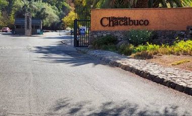 SE VENDE 3.400UF PARCELA EN HACIENDA CHACABUCO, COLINA.