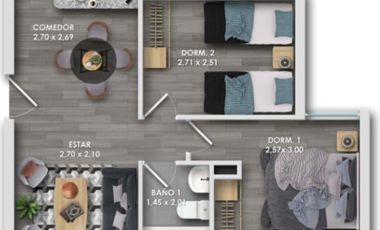 Departamento en Venta en Villa alemana norte