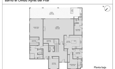 En venta Ayres de Pilar divina casa de 4 dorm sobre  terreno de 1