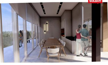 Departamento en venta 2 ambientes al frente en Pinamar